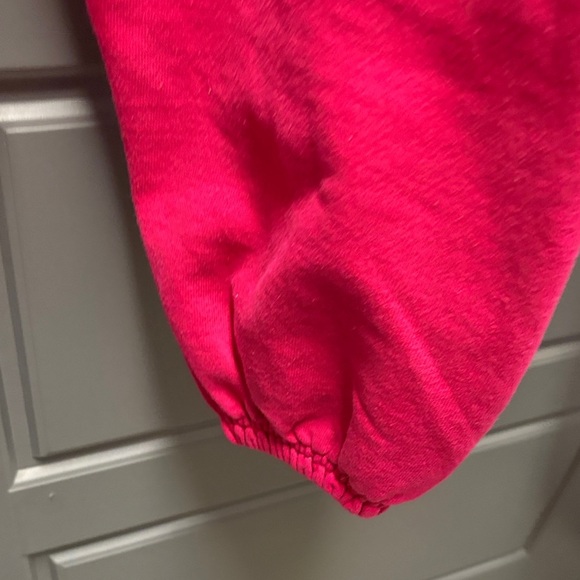 Champion Women Pink Track sweatpants full length +elastic waistband ribbed cuffs - Picture 6 of 11